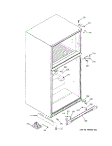 07 - Case Parts parts for Ge Refrigerator GTH22KBRARWW from AppliancePartsPros.com