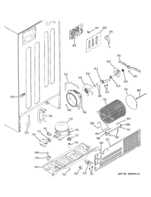 08 - Sealed System & Mother Board parts for Ge Refrigerator GTH22KBRARWW from AppliancePartsPros.com
