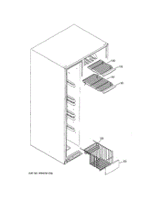 05 - Freezer Shelves parts for Ge Refrigerator PCG23YEMHFBB from AppliancePartsPros.com
