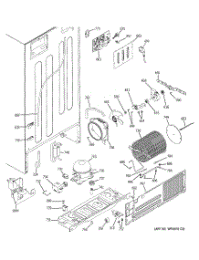 08 - Sealed System & Mother Board parts for Ge Refrigerator PTT25LHPARWW from AppliancePartsPros.com
