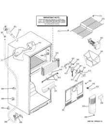 02 - Freezer Section parts for Ge Refrigerator GTS18WCPERWW from AppliancePartsPros.com
