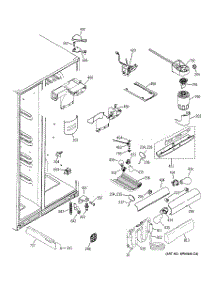 07 - Fresh Food Section parts for Ge Refrigerator DSS25KGRACC from AppliancePartsPros.com
