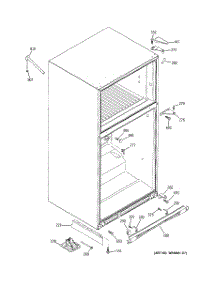 07 - Case Parts parts for Ge Refrigerator PTT25SHPARBS from AppliancePartsPros.com