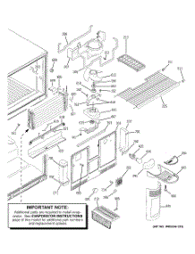 03 - Freezer Section parts for Ge Refrigerator GTT22KBPARWW from AppliancePartsPros.com