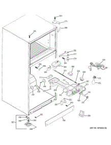 04 - Fresh Food Section parts for Ge Refrigerator GTS18YBRERWW from AppliancePartsPros.com