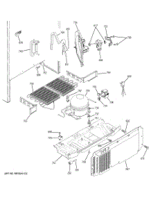 06 - Unit Parts parts for Ge Refrigerator GTS18WCPERCC from AppliancePartsPros.com