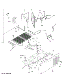 06 - Unit Parts parts for Ge Refrigerator ETS18XBPERWW from AppliancePartsPros.com