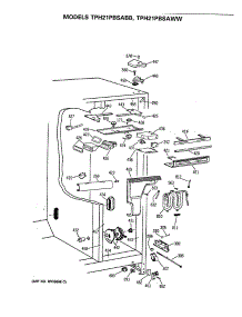 04 - Section4 parts for Ge Refrigerator TPH21PBSAWW from AppliancePartsPros.com