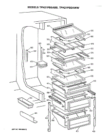 05 - Section5 parts for Ge Refrigerator TPH21PBSAWW from AppliancePartsPros.com
