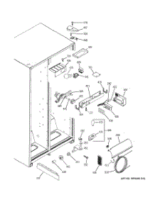 06 - Fresh Food Section parts for Ge Refrigerator PSA25MIPHFBB from AppliancePartsPros.com