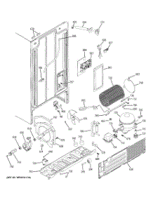08 - Sealed System & Mother Board parts for Ge Refrigerator GSS20IEPHWH from AppliancePartsPros.com