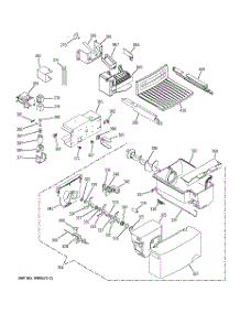05 - Ice Maker & Dispenser parts for Ge Refrigerator GSS25JEPHCC from AppliancePartsPros.com