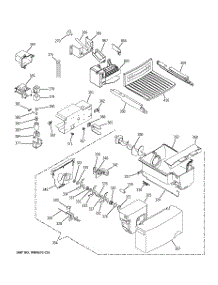 05 - Ice Maker & Dispenser parts for Ge Refrigerator GSS25JFPHWW from AppliancePartsPros.com