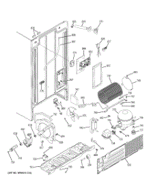 08 - Sealed System & Mother Board parts for Ge Refrigerator GSS25JFPHWW from AppliancePartsPros.com