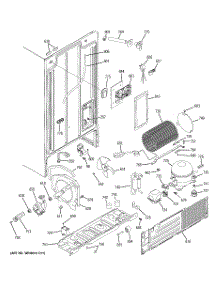 08 - Sealed System & Mother Board parts for Ge Refrigerator GSS22WGPHCC from AppliancePartsPros.com