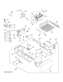 05 - Ice Maker & Dispenser parts for Ge Refrigerator GSS22SGPHBS from AppliancePartsPros.com