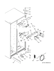 06 - Fresh Food Section parts for Ge Refrigerator GSA22KEPHFBB from AppliancePartsPros.com