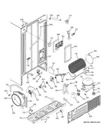 08 - Sealed System & Mother Board parts for Ge Refrigerator ESH25XGREBB from AppliancePartsPros.com