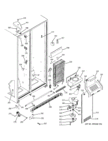 03 - Freezer Section parts for Ge Refrigerator GST22IBPHCC from AppliancePartsPros.com