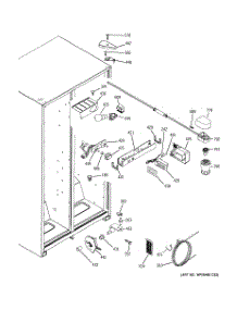 06 - Fresh Food Section parts for Ge Refrigerator SSS25KFPHWW from AppliancePartsPros.com