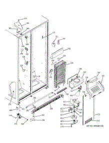 03 - Freezer Section parts for Ge Refrigerator GSS22IBPHCC from AppliancePartsPros.com
