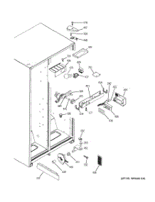 05 - Fresh Food Section parts for Ge Refrigerator GSG22KBPHFBB from AppliancePartsPros.com