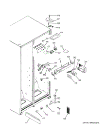05 - Fresh Food Section parts for Ge Refrigerator GSA22KBPHFWW from AppliancePartsPros.com