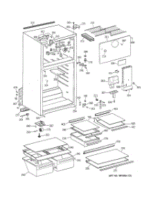 02 - Cabinet parts for Ge Refrigerator TBZ14NACKRWW from AppliancePartsPros.com