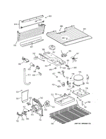 03 - Unit Parts parts for Ge Refrigerator TBZ14NACKRWW from AppliancePartsPros.com