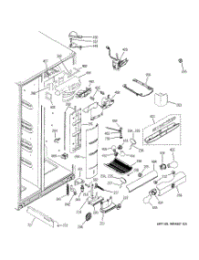 08 - Fresh Food Section parts for Ge Refrigerator PIT23SCPABS from AppliancePartsPros.com