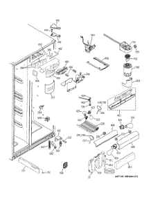 07 - Fresh Food Section parts for Ge Refrigerator PSR26LSRASS from AppliancePartsPros.com