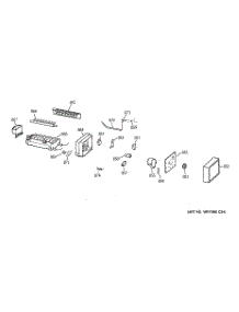 07 - Ice Maker parts for Ge Refrigerator GTL18JCPDRBS from AppliancePartsPros.com