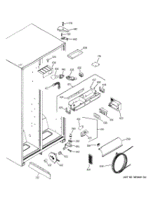 06 - Fresh Food Section parts for Ge Refrigerator PSA22SIPAFSS from AppliancePartsPros.com