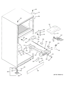 04 - Fresh Food Section parts for Ge Refrigerator GTS18IBRBRBB from AppliancePartsPros.com