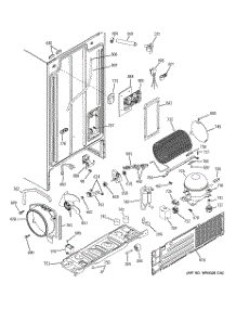 08 - Sealed System & Mother Board parts for Ge Refrigerator ESH22XGRBCC from AppliancePartsPros.com
