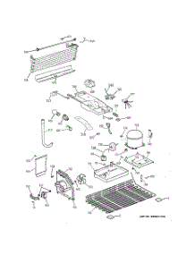 03 - Unit Parts parts for Ge Refrigerator GTT15FBRERWW from AppliancePartsPros.com