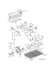 03 - Unit Parts parts for Ge Refrigerator GTG16HBRCRWW from AppliancePartsPros.com