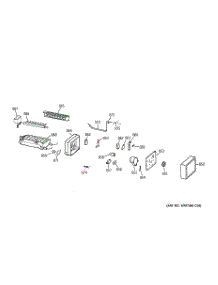 04 - Ice Maker parts for Ge Refrigerator GTS18HCRERWW from AppliancePartsPros.com