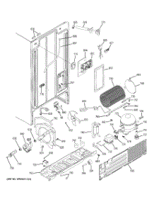 08 - Sealed System & Mother Board parts for Ge Refrigerator GSS22JFPDBB from AppliancePartsPros.com