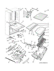 04 - Cabinet parts for Ge Refrigerator GDS18SCRALSS from AppliancePartsPros.com