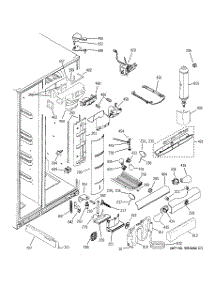 07 - Fresh Food Section parts for Ge Refrigerator PIG23MIMHFBB from AppliancePartsPros.com