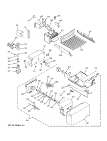 05 - Ice Maker & Dispenser parts for Ge Refrigerator ESH25XGRBBB from AppliancePartsPros.com