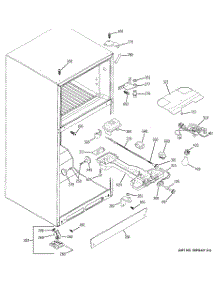 04 - Fresh Food Section parts for Ge Refrigerator GTH18DBRALCC from AppliancePartsPros.com