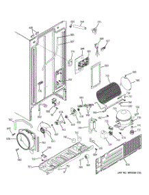 08 - Sealed System & Mother Board parts for Ge Refrigerator GSH22VGRBCC from AppliancePartsPros.com
