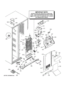 04 - Freezer Section parts for Ge Refrigerator PSG29SHMHCBS from AppliancePartsPros.com