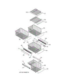 06 - Freezer Shelves parts for Ge Refrigerator PSG25SGMHCBS from AppliancePartsPros.com