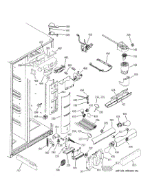 08 - Fresh Food Section parts for Ge Refrigerator PSG25SGMHCBS from AppliancePartsPros.com