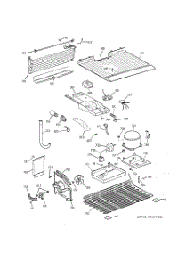 03 - Unit Parts parts for Ge Refrigerator GTS18BBMERWW from AppliancePartsPros.com
