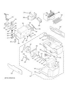 06 - Ice Maker & Dispenser parts for Ge Refrigerator PSR26UHPAWW from AppliancePartsPros.com