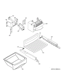 06 - Ice Maker & Dispenser parts for Ge Refrigerator PSG25MCMHCWW from AppliancePartsPros.com